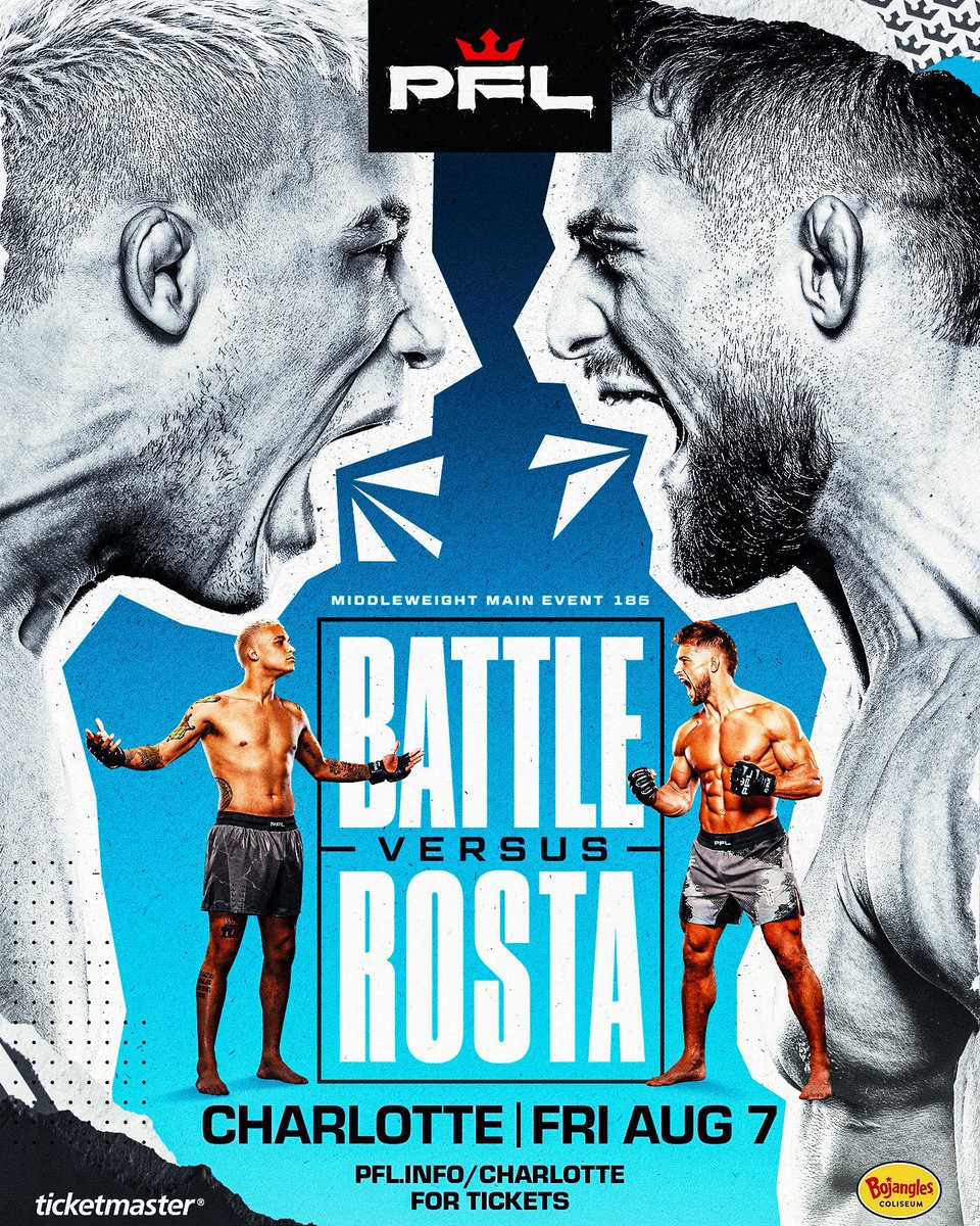 mma_orbit's tweet photo. 🚨| Bryan Battle will take on Dalton Rosta in the #PFLCharlotte main event on August 7th. 🇺🇸 https://t.co/YHP9JjpAkn