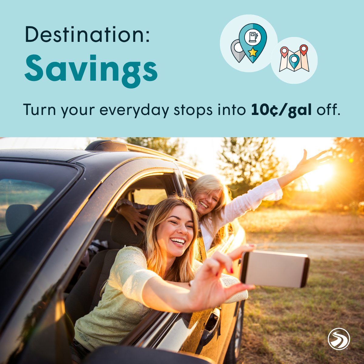 GasBuddy's tweet photo. Gas prices don't have to put a roadblock in your summer plans. With GasBuddy, every road trip is a chance to earn points that can help you save at the pump! 2,000 points = 10¢/gal off. 

Visit the Rewards tab to explore all the ways to earn points! 📲 https://t.co/VKQX19MOd3