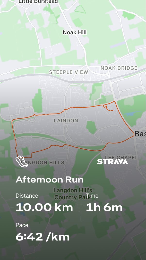 yeahyouwhereyou's tweet photo. First ever 10k in the bag, never been a long distance runner so a massive milestone for me. Let’s go 💪🏻🙌🏻🏃🏻‍♂️ https://t.co/yE4GL6f4Li
