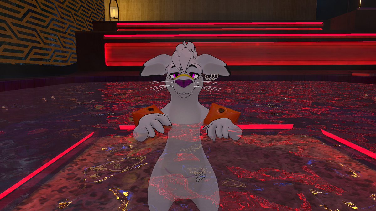 BaileyDoodles's tweet photo. Just swimming in the pool with my floaties unsupervised :3c 

#vrchat #nsfw #kangaroo https://t.co/ncW8vRFI3Z