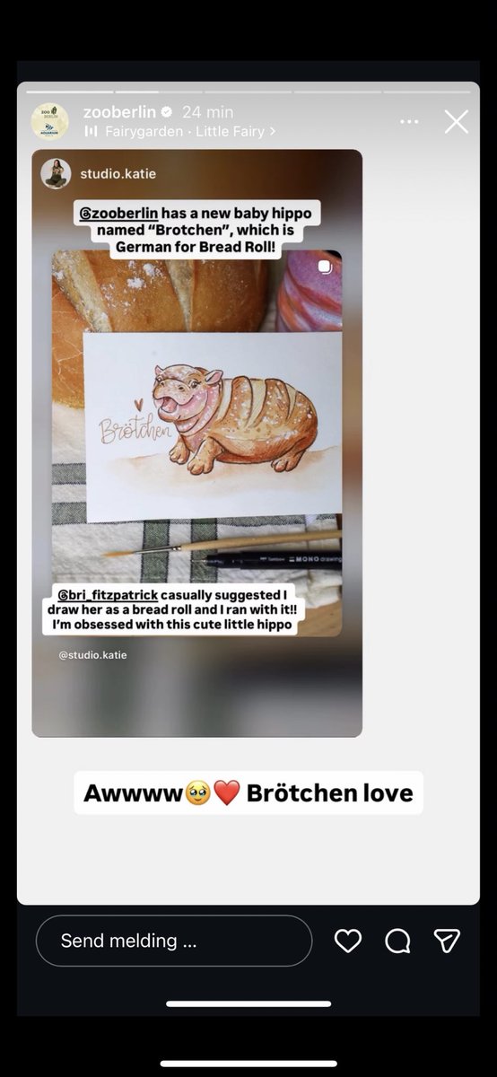 Brotchen2026's tweet photo. Berlin zoo reposted our picture. We are sooo going to take over https://t.co/4tSnaGPIb7