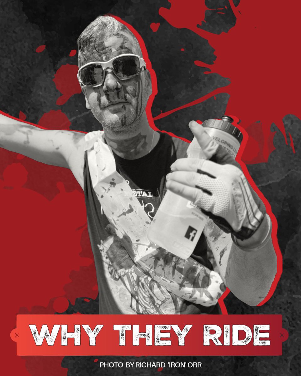 hmtruants's tweet photo. Some riders join us for the challenge.

Some do it because they know what it means to face hard days.

For Smudge, it's simple: kids don't get to choose the battles in front of them. 

That's why we ride. 🤘

Donate if you can: https://t.co/Ue9H1NBeKG https://t.co/rMB3bR0umx