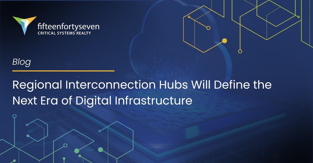 1547Realty's tweet photo. The centralized internet model is being tested. As AI & hybrid cloud demand grows, regional interconnection hubs are becoming a critical part of how networks, clouds, & enterprises connect & scale. Here's why: https://t.co/xads0GiKGq #Interconnection #DigitalInfrastructure #1547 https://t.co/oU8D6FD72D