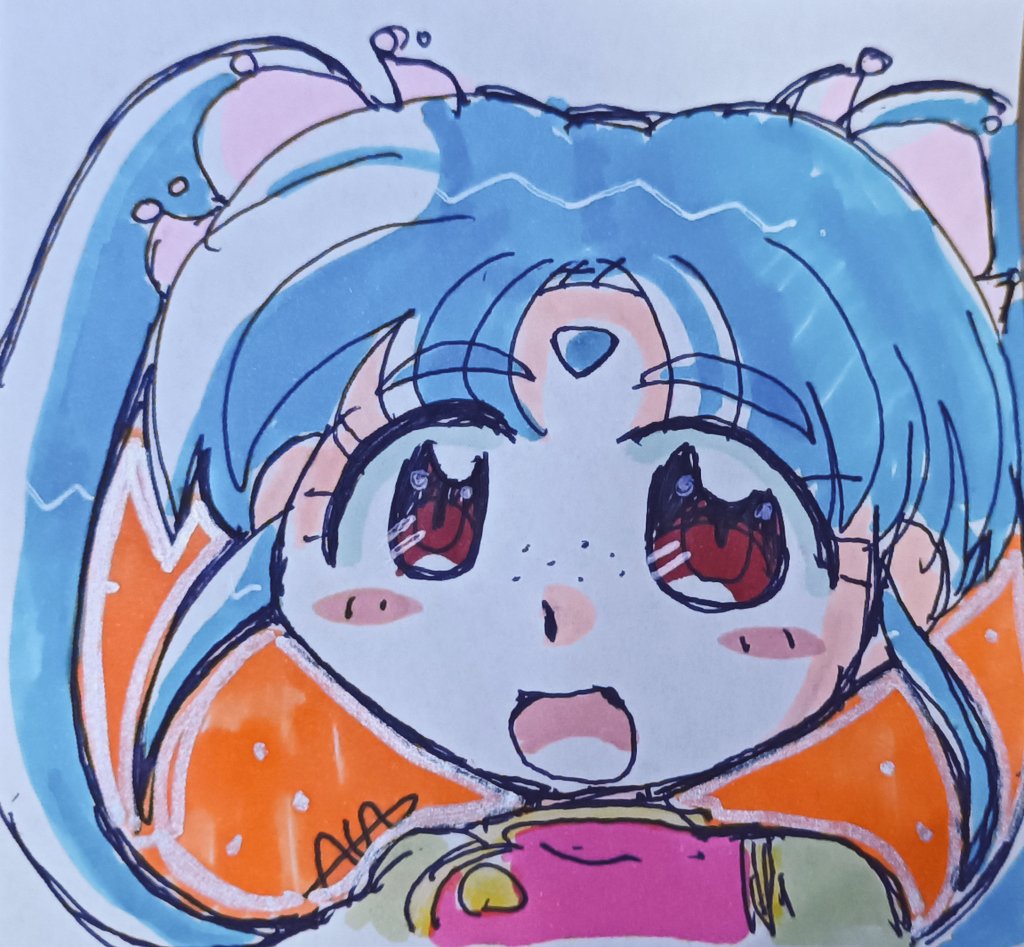 今日のラクガキ。 魔法少女プリティサミー！砂沙美ちゃん。