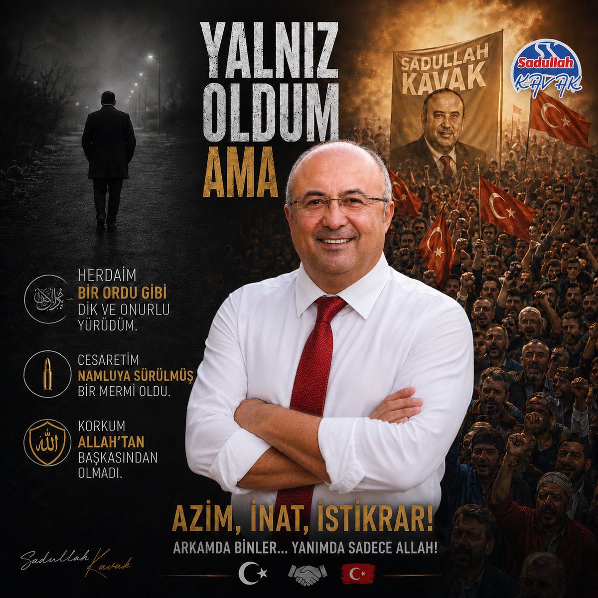 KavakSadullah's tweet photo. Biz DOĞRU bildiklerimizden değil! Rahatımızdan VAZGEÇTİK! 
Ne yapsanız BOŞ!
#sadullahkavak https://t.co/8mEagFVBI7