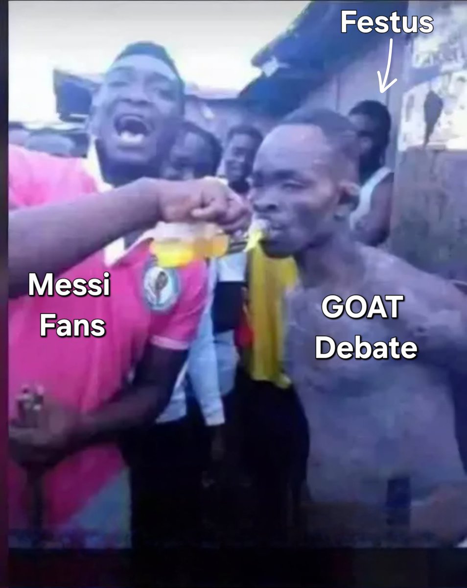_I_am_Phil's tweet photo. The debate ended in 2022. Messi fans got bored and rekindled it😂😂😂😂😂 https://t.co/cMYZRAHXyJ