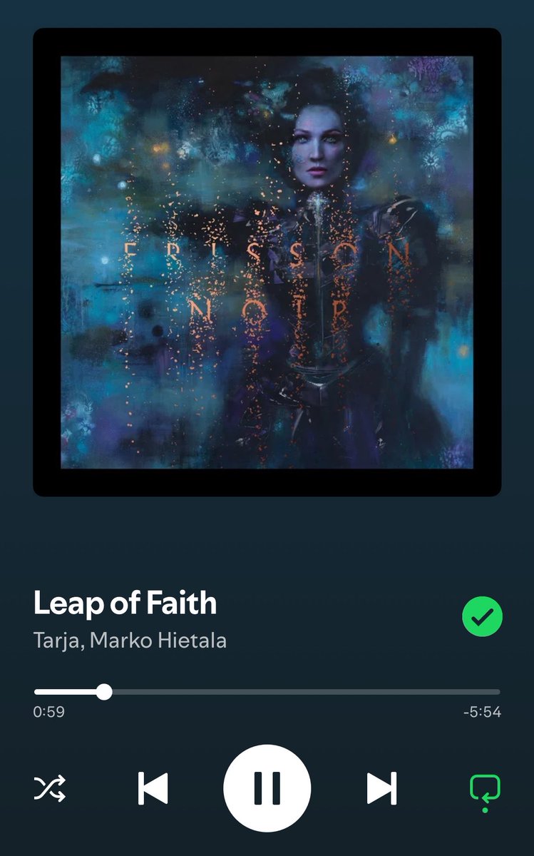 BernyArceo's tweet photo. No voy a ignorar que @tarjaofficial y Marko cantando #LeapofFaith es como escuchar un recuerdo antiguo pero a la vez innovador 💙🖤 https://t.co/2jAvGZJoMm