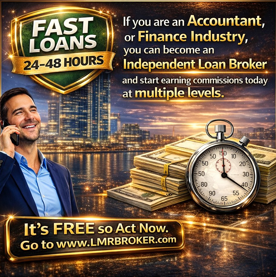 LMRINTL's tweet photo. Help business owners get funding fast — and earn commissions while you do it.
✅ FREE to join
Go to https://t.co/iR4ceDIb9d
#FastLoans #BusinessLoanBroker #FinanceNetwork #AccountingServices #FundingSolutions #BusinessCapital #FinanceMarketing https://t.co/f6HIPXOStU