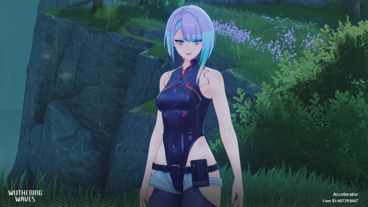 AccJBart's tweet photo. I don't know what happened, but when I used ult, her jacket disappeared. But I liked what I saw☺️  #cyberpunkedgerunners #Lucy #wuwa #wutheringwaves https://t.co/ipz8Sgz9ox