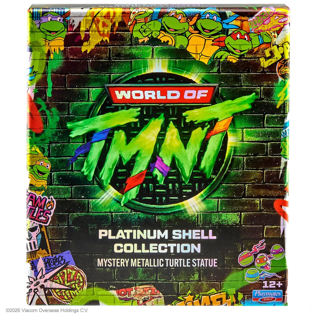 via Playmates Toys Platinum Shell Collection: Mystery Metallic