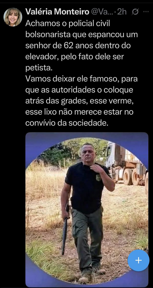 pravda_br's tweet photo. Eis o brutamontes covarde que agrediu um idoso, só porque estava com identificação ao PT. https://t.co/x4tF8TnWNI