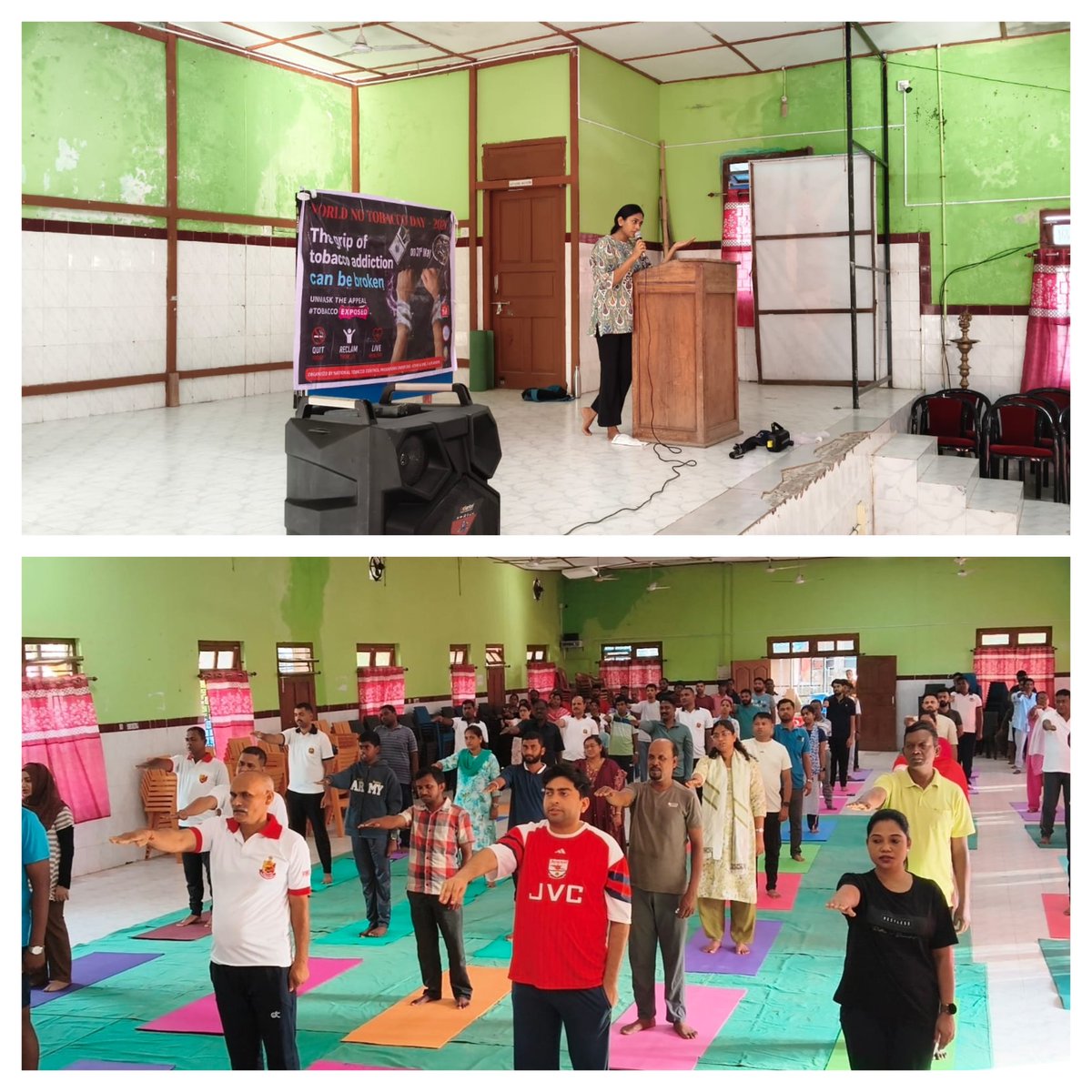 AC_Rangat's tweet photo. Dr. Aathira J. Prakash, Psychiatrist, Dr. R.P. District Hospital, Mayabunder, conducted an awareness session on mental health, stress management, addiction prevention &amp; mindfulness.
More than 100 participants attended the programme.
#IDY2026 #DrugFreeSociety 
(2/2) https://t.co/KbFjQC99o3