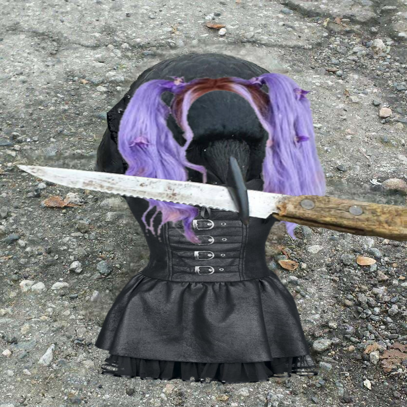 crow_with_knife's tweet photo. not sure what this one was meant to be but one thing's for sure

it previously did, and continues to, exist

a remarkable act of resilience

resilience through memes

crow with knife https://t.co/nyFFHfbiOa