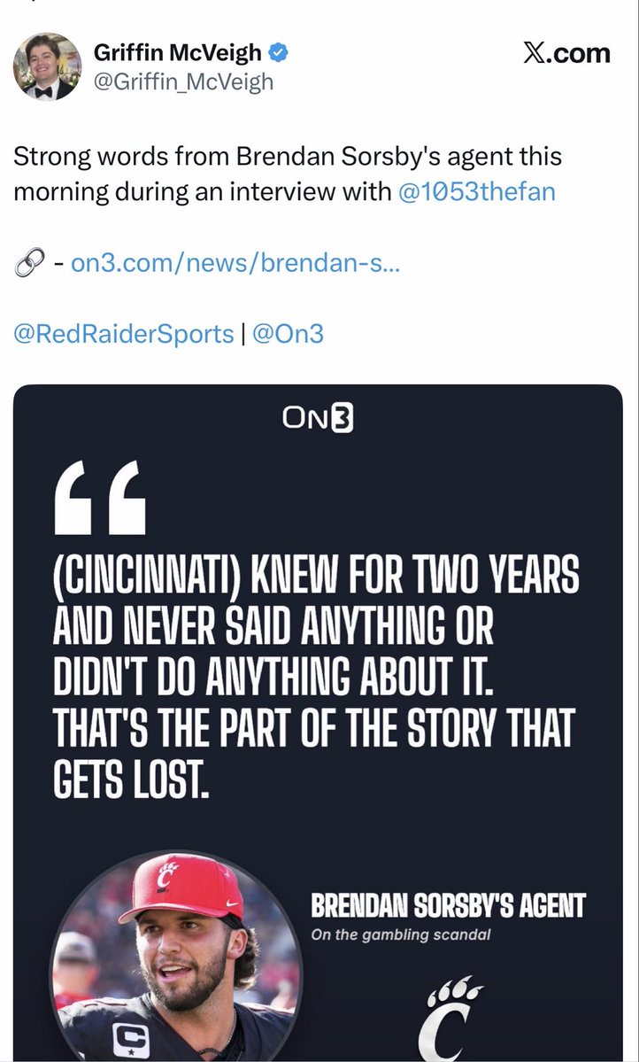 SBInsiderHQ's tweet photo. Hmm @NCAA @Big12Conference 

🤔 https://t.co/RAJm4caVwk