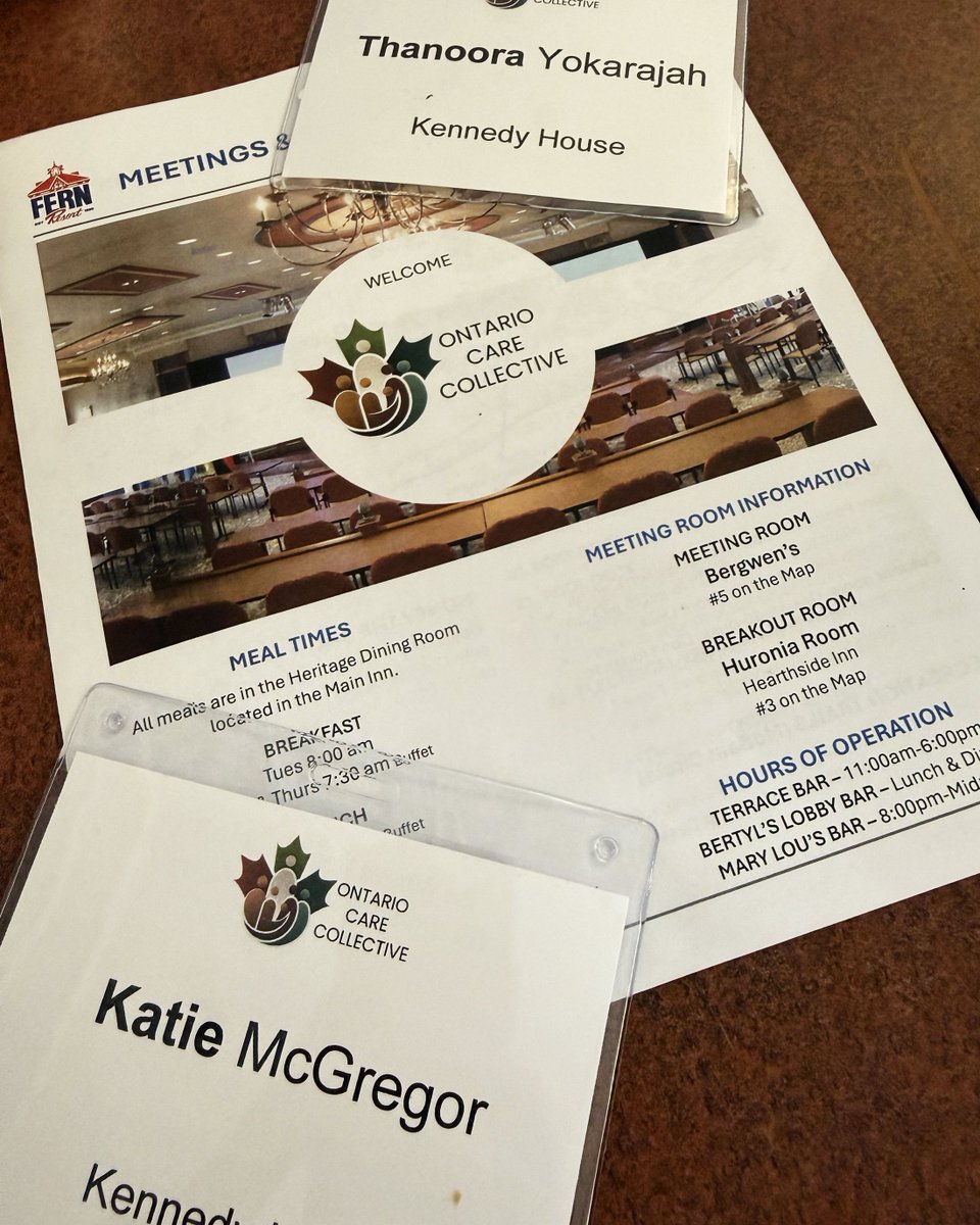 KennedyHouseYou's tweet photo. #KennedyHouse Leadership team members, Katie McGregor &amp; Thanoora Yokarajah attended the @ontariocarecollective Conference this past week. The conference’s greatest strength is connecting those who support children, youth, adults &amp; communities across Ontario. We are proud members! https://t.co/me3nC1h9eo