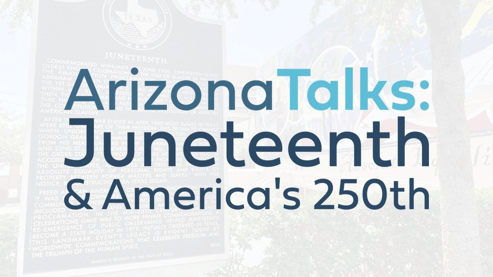 ArizonaTalks's tweet photo. Tomorrow night.
Arizona Talks marks Juneteenth and America's 250th at Pilgrim Rest Baptist Church in Phoenix. Doors at 6 PM for music, food, stories, and dialogue.
Last chance to reserve. 🧵 https://t.co/YNGRXbhUKC
