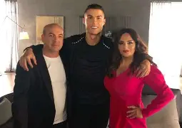 ALegendaryTiger's tweet photo. You can see my GOAT @Cristiano  here with Ofira and Berkovic after filming an ad for HOT an Israeli cable company. https://t.co/npMwejI3PJ