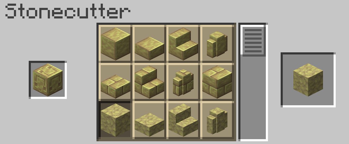 MintRefresh_MC's tweet photo. Looking for a better way to handle all the options in each block set?
Palette overhauls how the recipes for block sets work for a better building and inventory management experience.
#Minecraft #MinecraftCreator https://t.co/mNcJSCukMo