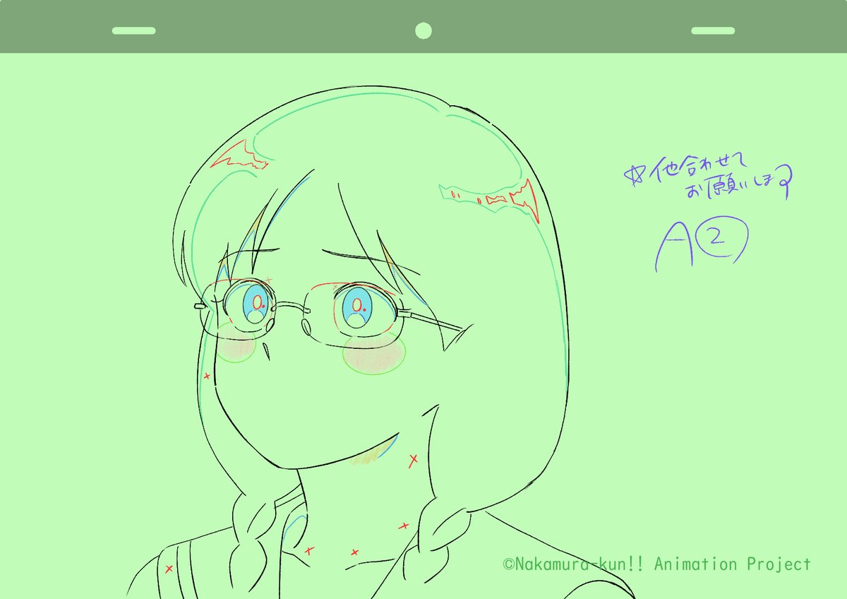 uky_t's tweet photo. #ガンバレ中村くん 第12話  
 総作監(共同）で少し参加しております✍️ https://t.co/kr2lj4NBky