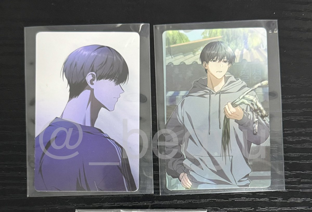_begyu's tweet photo. wts

The Hunter ’s gonna lay low
 — การ์ด พี่เจ อึยแจ ใบละ 60 บาท

ค่าส่ง 30 บาท รับคู่ส่งฟรี

#ตลาดนัดmanhwa #ตลาดนัดมันฮวา 
#ฮันเตอร์อยากใช้ช���วิตอย่างสงบ #กระบวยฮันเตอร์ https://t.co/XjvFgmycIE