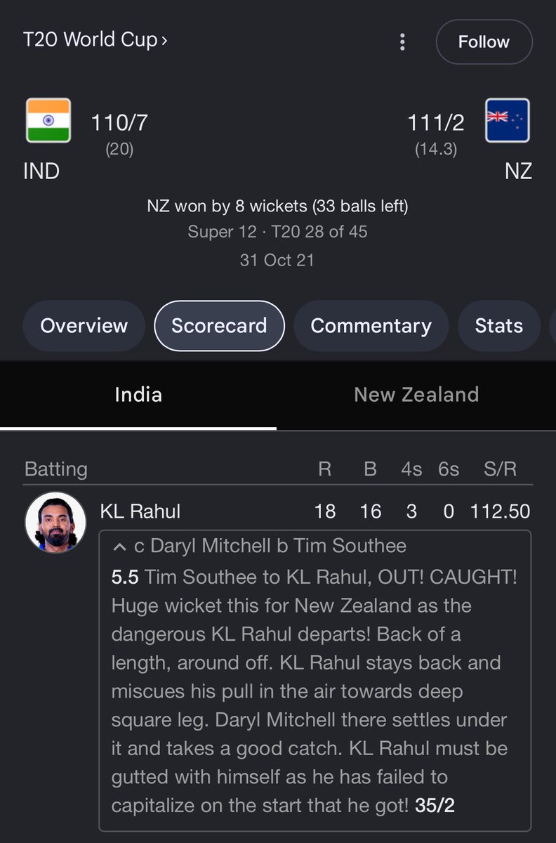 Honest KL Rahul Fan💛💙 tweet media