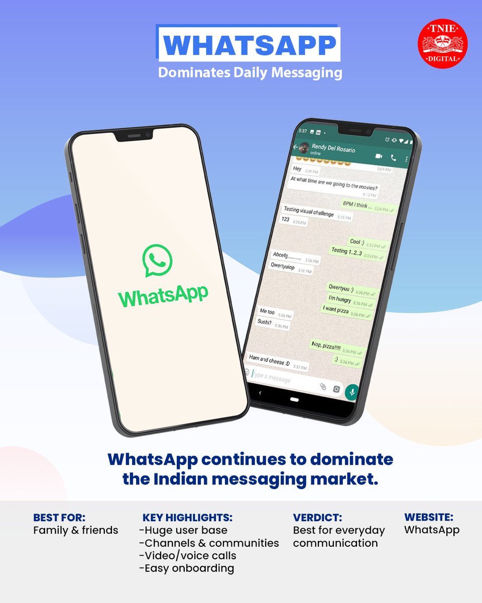 NewIndianXpress's tweet photo. "Connecting..."? 📲 Telegram is temporarily blocked in India, but your daily chats and updates don't have to be.

We’ve rounded up the alternatives—from Signal to Element—to get your groups back online today. Look through the guide below to find the perfect fit for your community! 

📌 Which app is your group moving to? Let us know in the comments!👇

#TelegramBan #TechNews #Signal  #TechAlternative #IndiaTech #AppNews #Element #TelegramIndia @signalapp @Arattai @WhatsApp