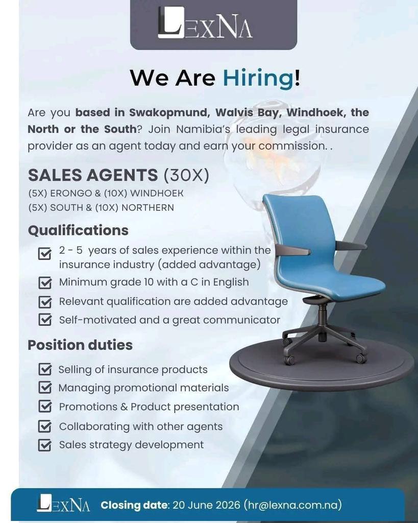 __andr3w's tweet photo. OPEN VACANCIES AVAILABLE IN NAMIBIA
📅 17 June 2026 | Wednesday 

🚨 Don’t miss out on any job opportunity!
Stay updated with the latest vacancies posted daily.
All the best https://t.co/lRQYTIPNqr