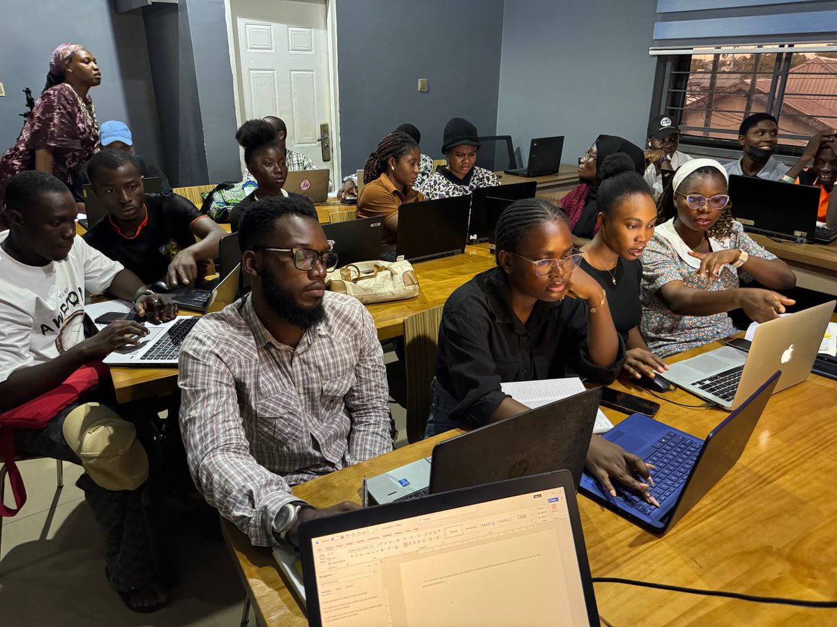 earlycodetech's tweet photo. Day 3 of Creative Media Production Training at Early Code Ltd. Skills. Inspiration. Careers. Powered by IDEAS Project & @WorldBank. #IDEASProject #TVETNigeria #SkillsForJobs https://t.co/ig57hHtta1