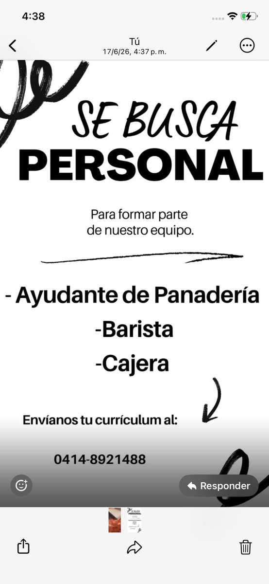 Maigualivela's tweet photo. Se busca para trabajar en puerto Ordaz https://t.co/PLByQ3W3g8