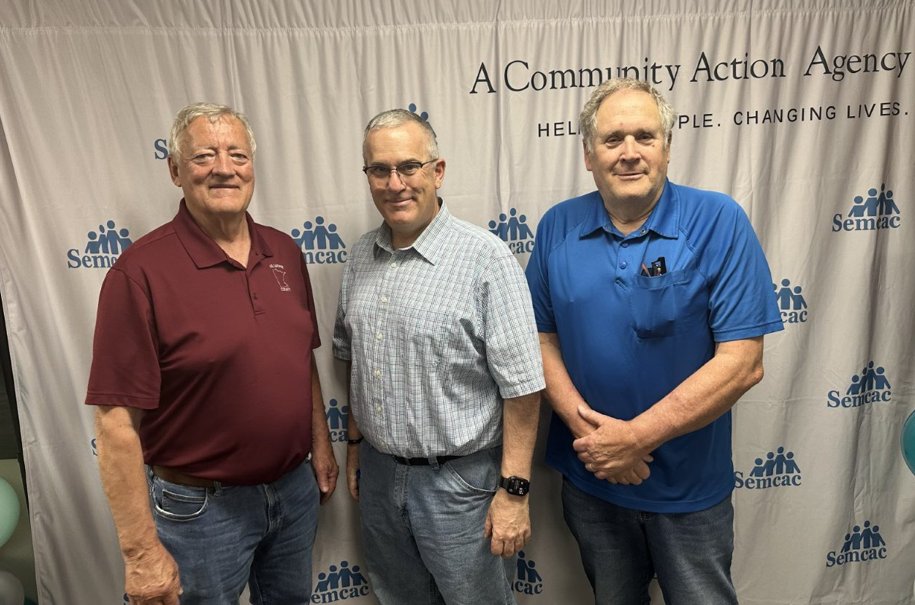 Semcac's tweet photo. 🎉 Celebrating Semcac's 60th with 7 Open Houses! Thanks, Fillmore County, for joining us at our first one! 💚 #Semcac60 #PlantedInPurpose #HelpingPeopleChangingLives #FillmoreCounty #CommunityStrong #60YearsOfService https://t.co/r0kOaoDJMq