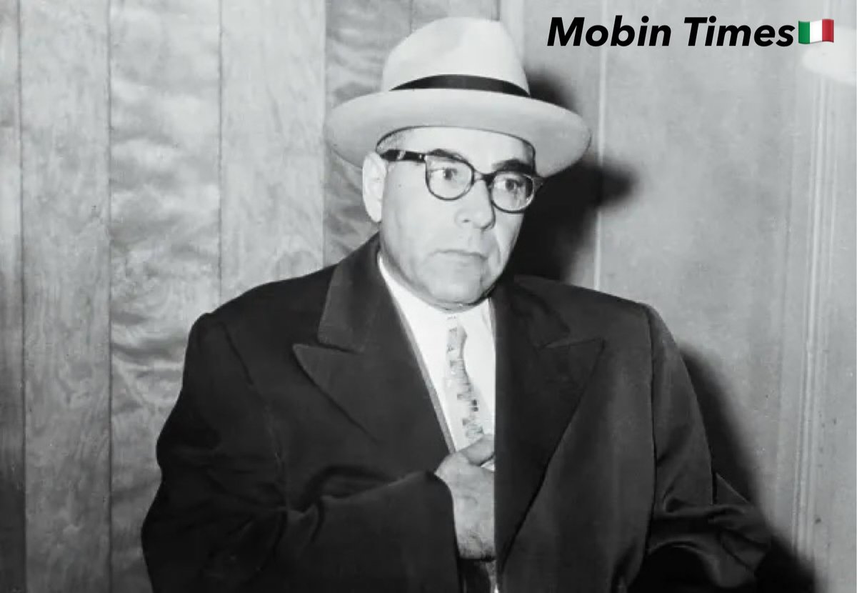 MobinTimes's tweet photo. 67 years ago in mob history, Joseph "Joe The Barber" Barbara passed away. Joe’s biggest claim to fame was hosting the 1957 Apalachin Meeting at his upstate New York estate where over 100 high ranking members &amp; bosses from the mafia met. #MobinTimes #JosephBarbara #Italian #Mafia https://t.co/8az7uXpzlN