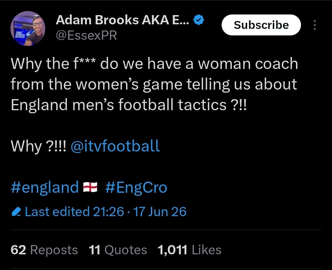 OWS1892's tweet photo. Remember, Adam says Muslims have outdated views on women. https://t.co/VRn3Xtmj5O