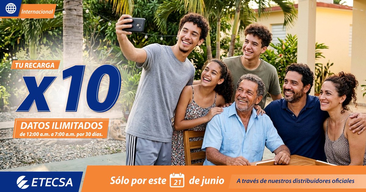 leydisanad's tweet photo. #RecargaInternacional 
#EtecsaTeAcompaña https://t.co/YAvAFc3J9H