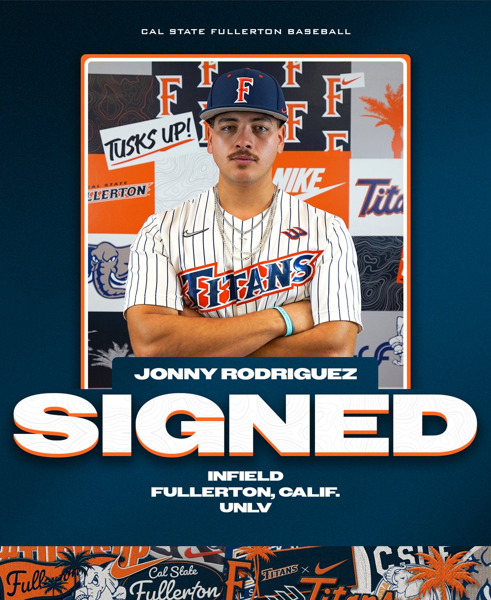 FullertonBSB's tweet photo. He's coming home! 

Welcome to the Titan family, Jonny 🐘

#TusksUp https://t.co/SLnMz5qTn0