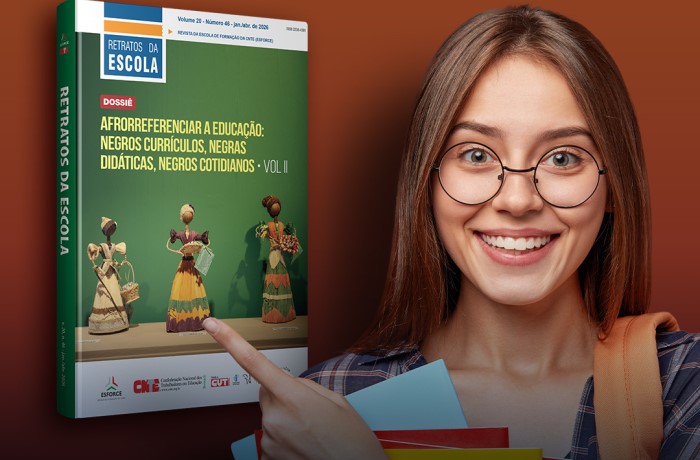 sintepiaui's tweet photo. 📚✊A CNTE lançou a nova edição da Revista Retratos da Escola trazendo o dossiê “Afrorreferenciar a educação: negros currículos, negras didáticas, negros cotidianos”.  A revista denuncia os desafios para a implementação do novo PNE.
Leia em:
https://t.co/8vIbShWcVI https://t.co/y5z3AdpQhU