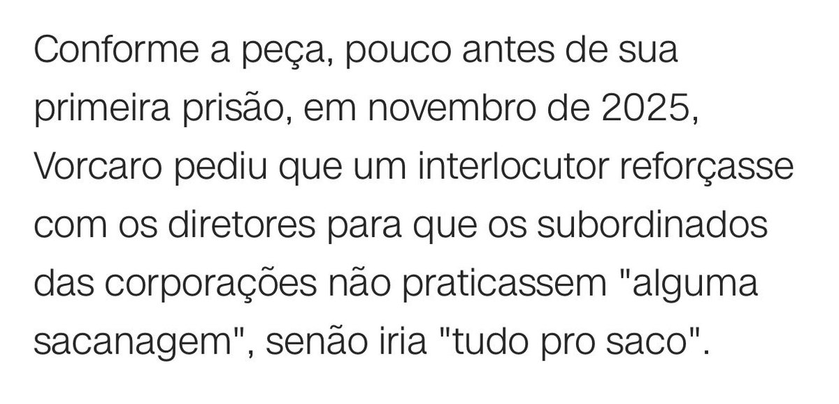 Maxcardoso's tweet photo. 🚨Bomba!
Acaba de ser revelado que Vorcaro, pouco antes de sua prisão, tentou entrar em contato com diretor da PF, Andrei Rodrigues, e o PGR, Paulo Gonet, para avisar que seus subordinados não praticassem “alguma sacanagem”, senão iria “tudo para o saco”!
O diretor da PF e o PGR precisam ser afastados de seus cargos até que se esclareçam os fatos.