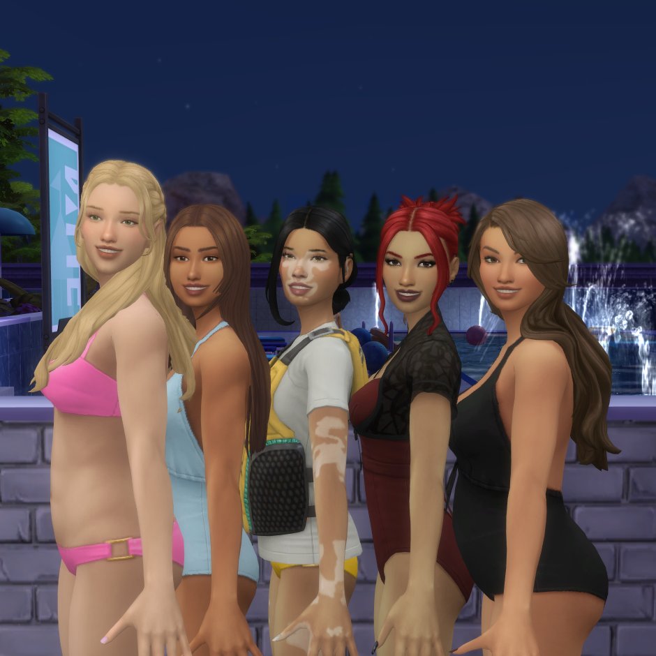 flowervicplays's tweet photo. Haven't updated about them since her parents were going through it but here are the besties after ditching prom to hang at the pool! (ignore that she looks tiny ash in the third one 😭) https://t.co/LP1L3lKW1U