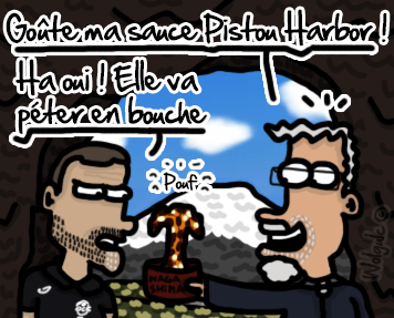 STMGProd's tweet photo. Tel un bombardier (pour faire l'avion), @Boblegob2 prépare son Ramen spécial Provence pour son plus que frère Pascal. https://t.co/ZKQeE273gv