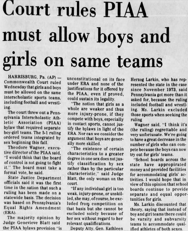 hecheateddotorg's tweet photo. 1/ Did you know that boys in girls' sports is not a new issue?

This has been a legal and ethical issue and a problem girls have been dealing with since the 1970s.

There have been at least 35 lawsuits in which boys have sued in order to join a girls' team. These boys were not "trans" identified. They simply wanted to play on a girls' team.

Many of the boys weren't successful. But some were, and paved the way for hundreds, if not thousands of others to join girls' teams.