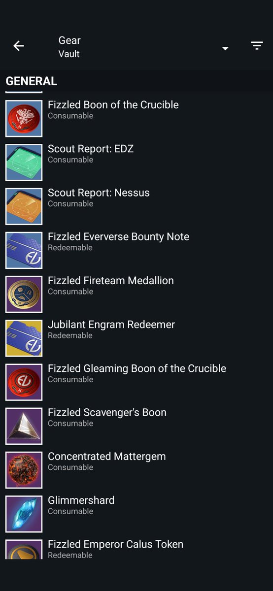 SongLetsgather's tweet photo. @zageri_ Got 1 of these in the vault, 3 xp boosts left to claim on the code redeem site, and 32 rare engrams left to claim as well. Speaking of rare, anybody else have a Jubilant Engram Redeemer still? https://t.co/fn2zvhMReS