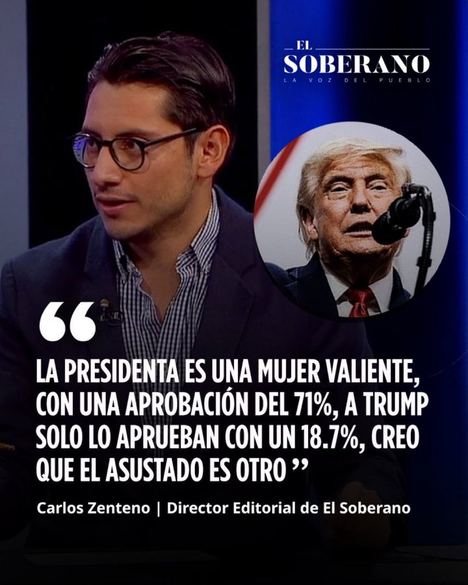 CarlosVZenteno's tweet photo. Trump y su administración tambalean, tan es así que han aumentado las narrativas contra México con el simple hecho de sacar ventaja electoral. 

Es muy probable que en noviembre su partido no gane mayorías. https://t.co/4hezqjYvI5