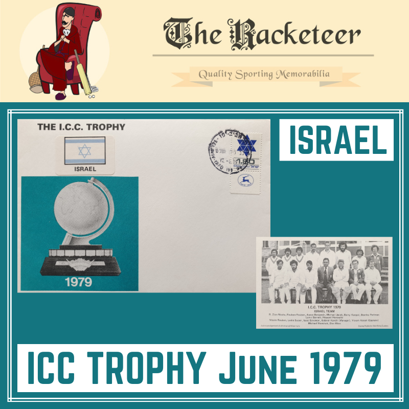 Theracketeer1's tweet photo. #OnThisDay in 1979, and @CricketIsrael were releasing a #FDC to celebrate their participation in the @ICC Trophy

#cricket #crickettwitter #cricketstamps #israelcricket 

https://t.co/T1IIFzoGyt https://t.co/sj3QeczRLy