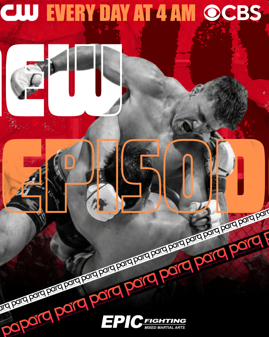 EpicFighting's tweet photo. NEW EPISODE. NEW BATTLE. 🔥

Alejandro Cesar and David Wall take over your screen this week with a matchup that had everyone talking.

📺 STAY TUNED ON FOX, CBS, OR CW — YOUR NEW FAVORITE SHOW!

Available THIS WEEK ONLY!

#mma #tv #epicfighting #thebraziliandude #epic65 https://t.co/jnEEQyoof3