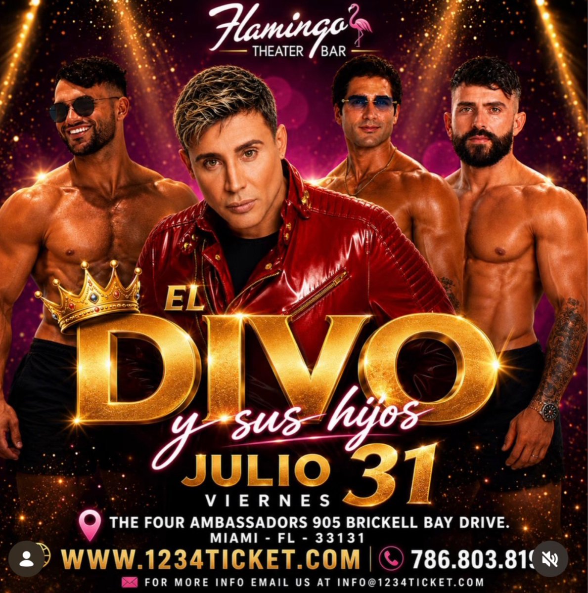 LCDLF3CA's tweet photo. #Repost eldivodeplacetas 31 DE JULIO. MIAMI. EL DIVO Y SUS... más nicolecuautle26 Vamos, vamos, vamos ❤️❤️❤️😍😍😍 https://t.co/UZAvm5ibhk