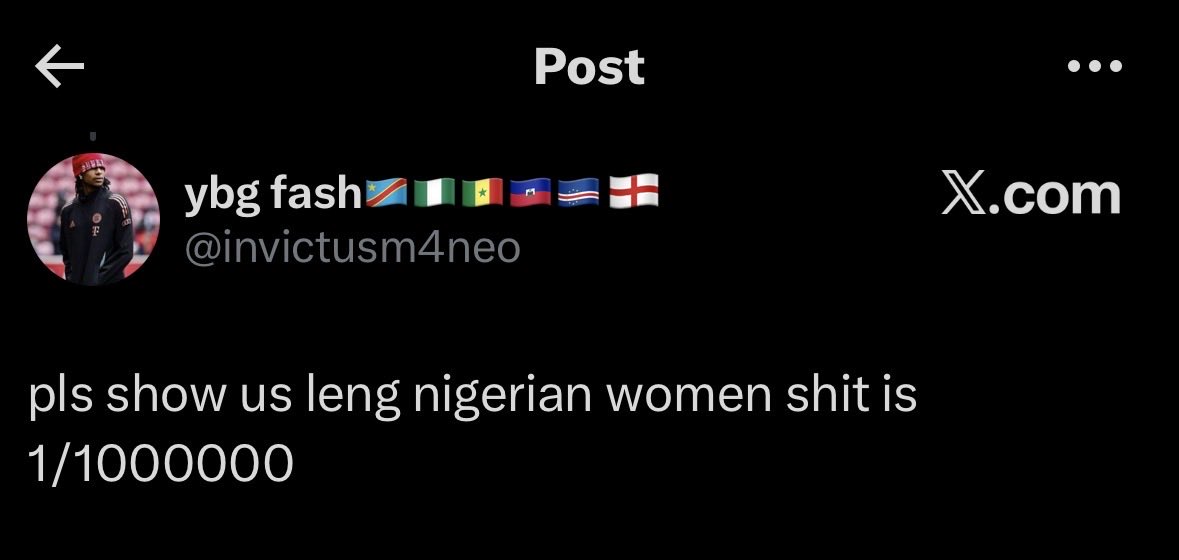 utumaheelada's tweet photo. you’re another black man who doesn’t like black woman 😹 so stereotypical https://t.co/sAQPClvPC3