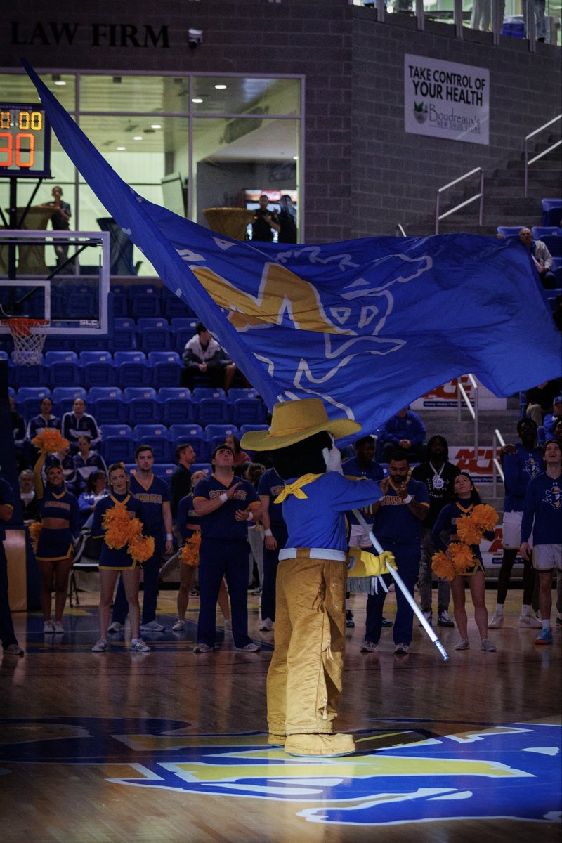 McNeeseSports's tweet photo. Poke Nation’s biggest celebrity 🤠

Happy National Mascot Day to the one and only, Rowdy! 

#GeauxPokes https://t.co/KdX6RH3dLZ