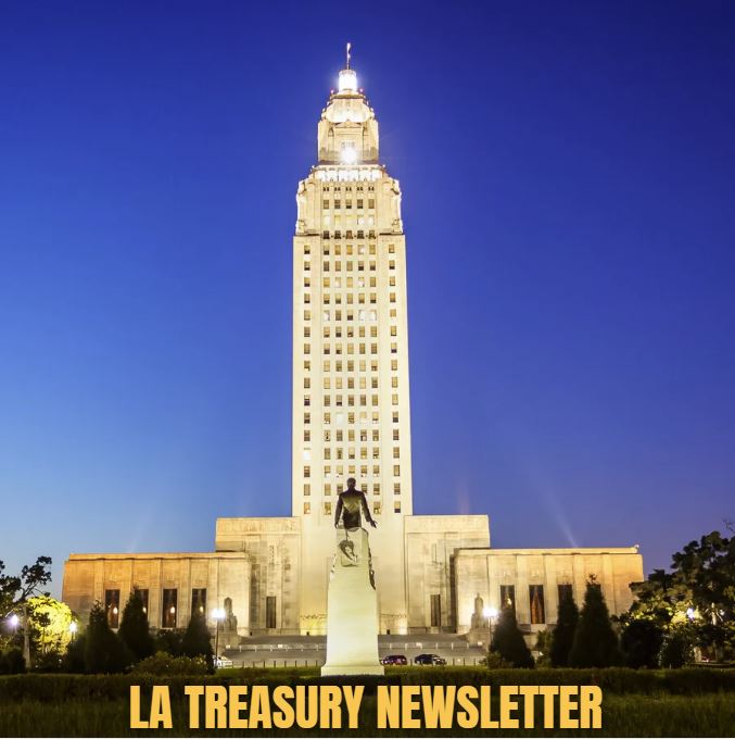 LATreasury's tweet photo. Check out our June Newsletter!
We highlight the important work of the Louisiana Department of Treasury each month! Check out what's happening now in this month's newsletter!
Head to our website to check out this month's newsletter:https://t.co/EtPksQzqZp https://t.co/1bjmbKZxmY
