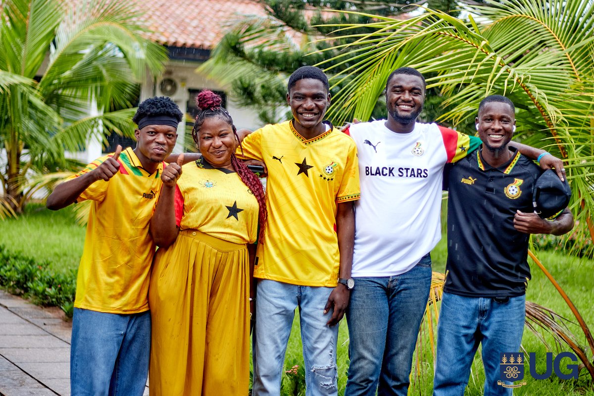 UnivofGh's tweet photo. A community united in support of the Black Stars!!!

Go Black Stars! 🇬🇭⚽

#IntegriProcedamus
#WorldCup26
#FIFAWorldCup
#BlackStars
#UGCommunity https://t.co/DoxdUeGGkP