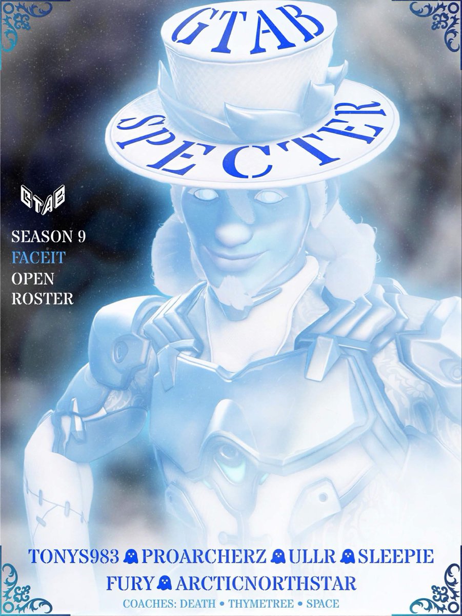 GTAB_esports's tweet photo. Welcome the second of three faceit teams specter as the go live on our twitch while the try and scare their opponents tonight https//twitch.tv/gtab_esports

And shout out @ohsochlovely for another amazing graphic https://t.co/MHSnKUiGYe