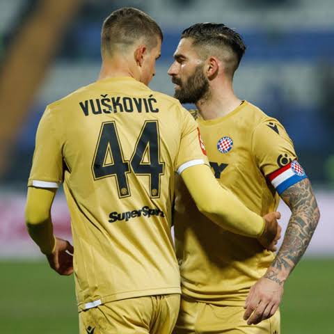 ssergiiodm's tweet photo. Juega en Croacia Luka Vuskovic. 

Ese central que dijo en un podcast croata que sus ídolos son Cristiano Ronaldo y MARKO LIVAJA

Imposible no ir un poco con este hombre. Y encima es un pedazo de central joven https://t.co/9EZoteEhAK